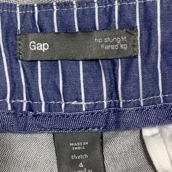 Women’s Gap Hip Slung Fit Flared Leg Gray Pants Size 4 EUC - Picture 6 of 8